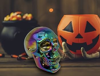 Amazon.com: FZBHRO Crystal Skull Head Statues Unique Skull